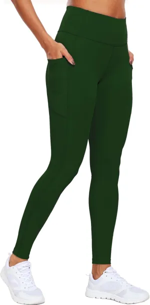 CADMUS Soft Workout Pants for Women High Waisted Ankle Yoga Leggings with Two Pockets