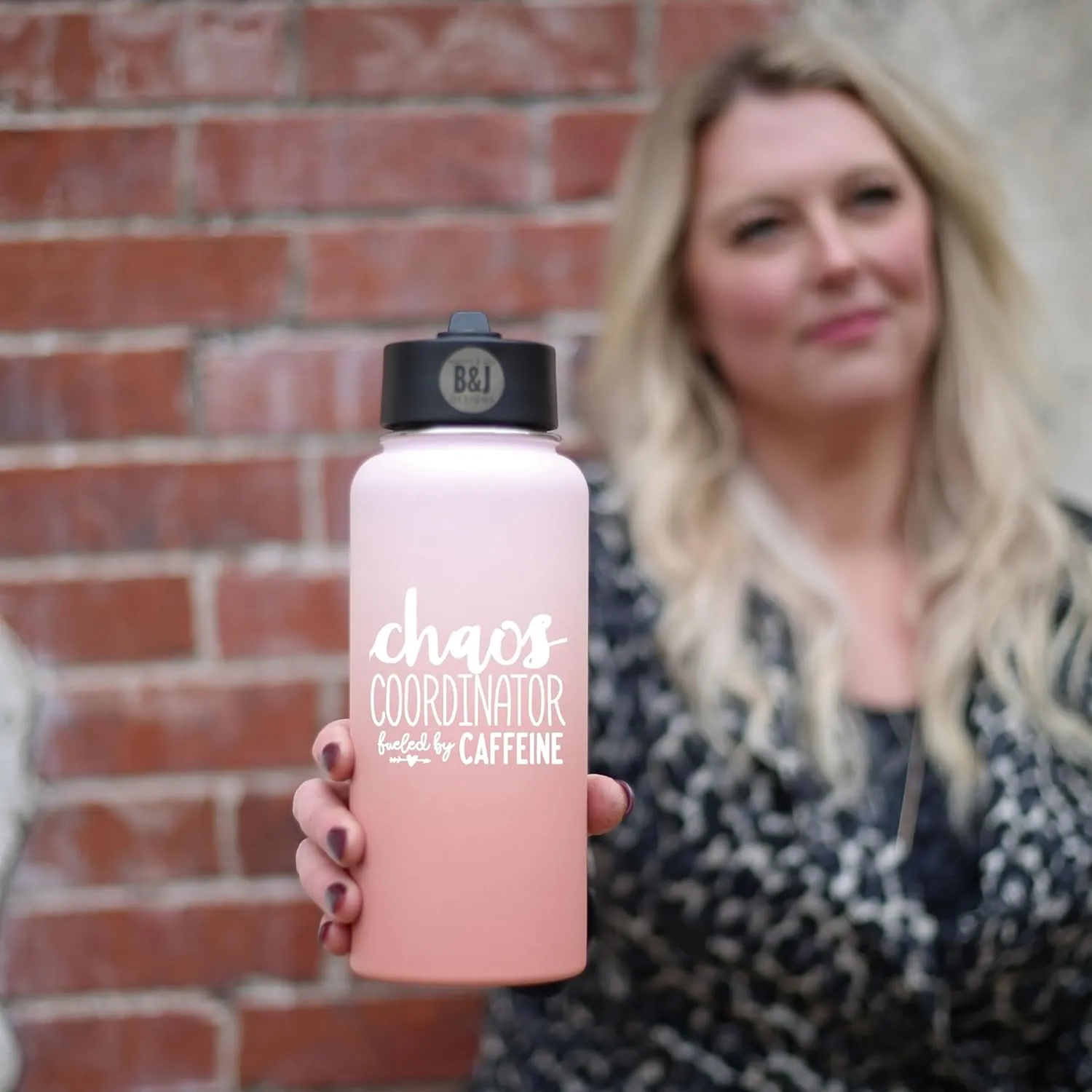 Chaos Coordinator 32 oz Tumbler - Best Insulated Travel Water Bottle Thermos Flask for Boss Women - Great Gifts for Mom, Coworker, Bosses, Christmas, Birthday