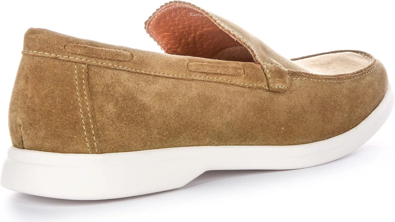Charles Men's Suede Slip Smart Loafers, Soft Suede Leather, Casual & Smart-Casual Style