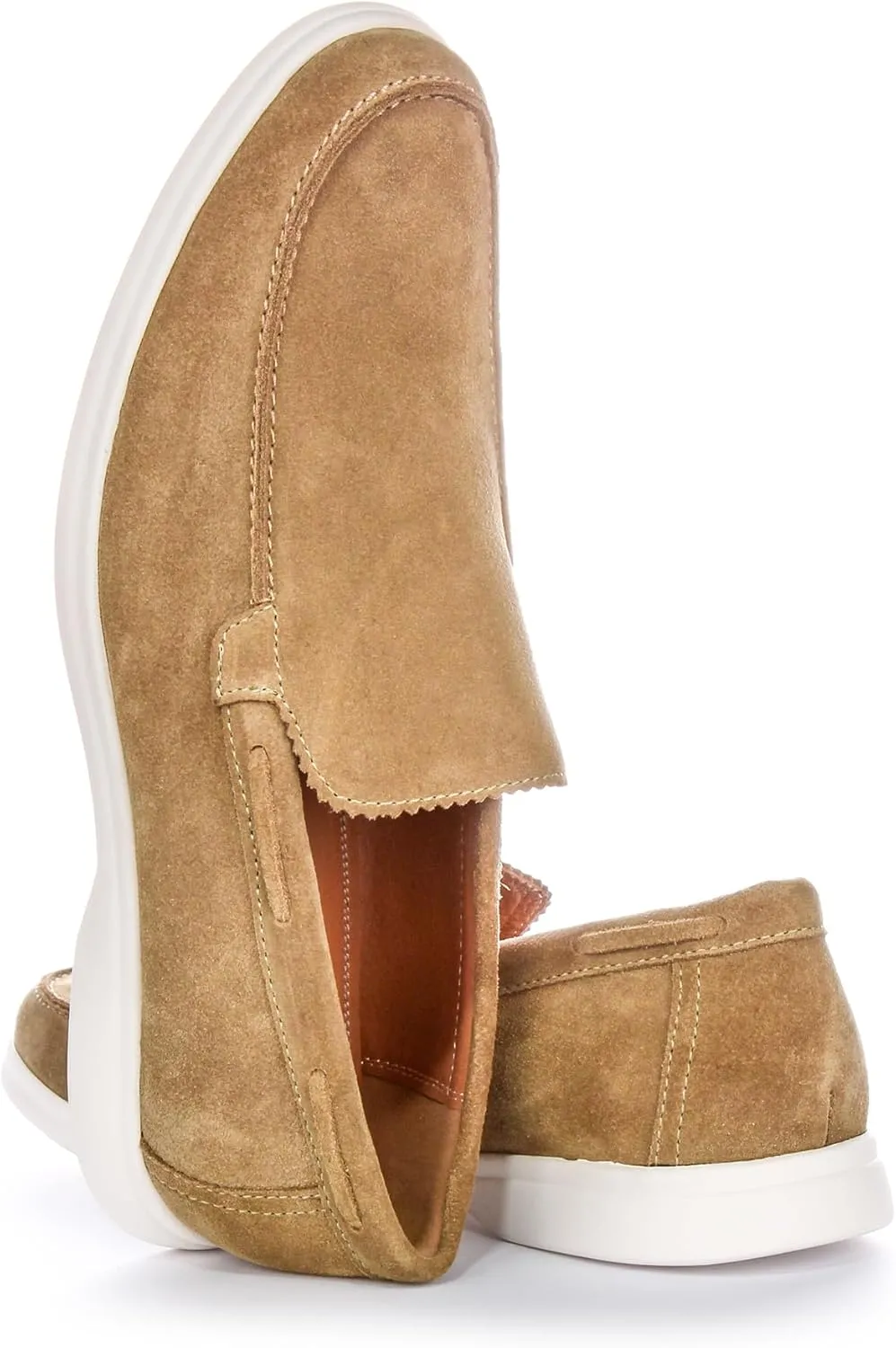 Charles Men's Suede Slip Smart Loafers, Soft Suede Leather, Casual & Smart-Casual Style
