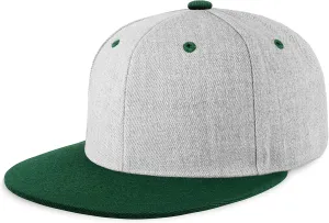 CHOK.LIDS Flat Bill Visor Classic Snapback Hat Blank Adjustable Brim High Top End Trendy Color Style Plain Tone Baseball Cap