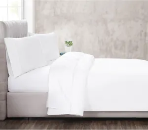 Christian Siriano NY® 300TC Cotton Sateen White Queen 4 Piece Sheet Set