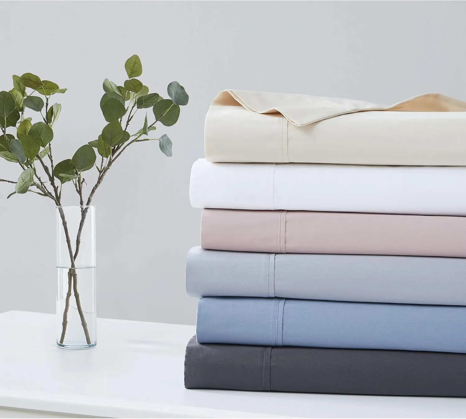 Christian Siriano NY® 300TC Cotton Sateen White Queen 4 Piece Sheet Set