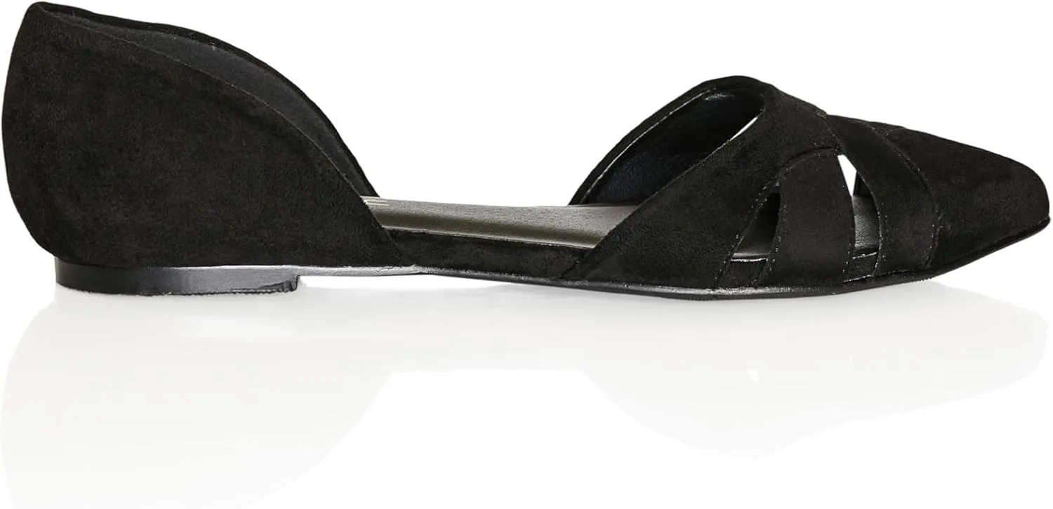 City Chic Women's Wide FIT Clara Flat