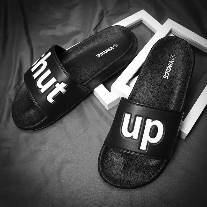 Claquettes Streetwear Shutup