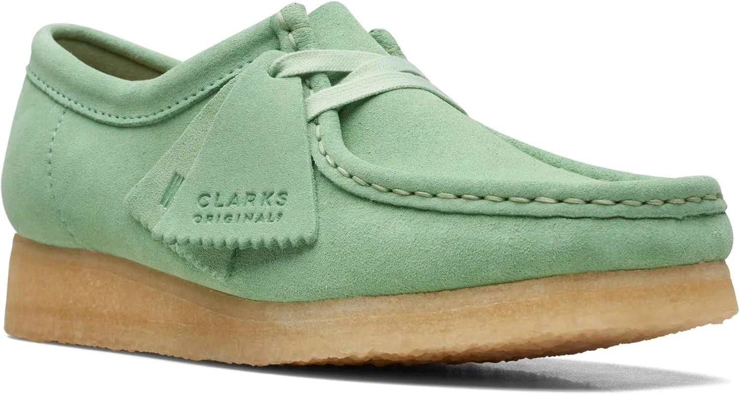 Clarks Womens Wallabee Calf Hair Slip On Loafers