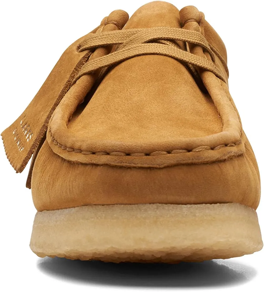 Clarks Womens Wallabee Calf Hair Slip On Loafers