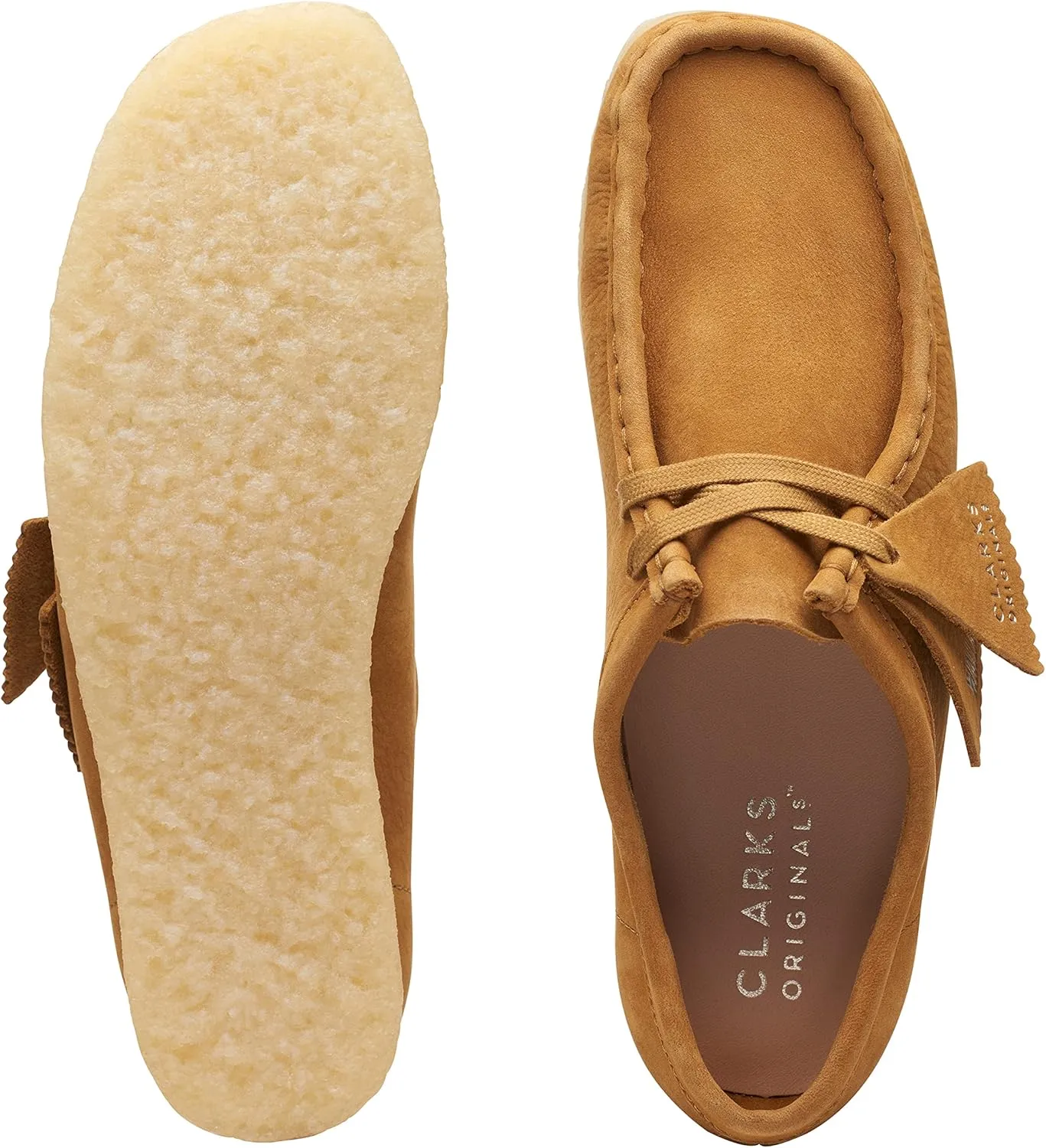 Clarks Womens Wallabee Calf Hair Slip On Loafers