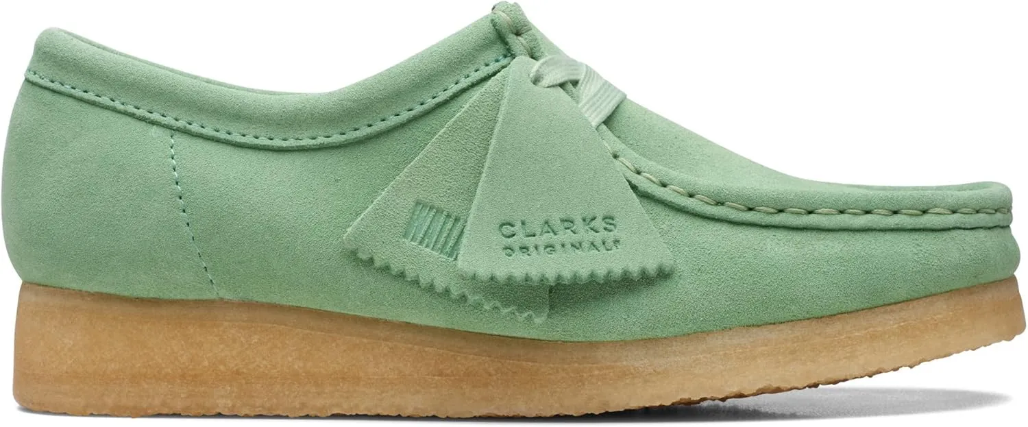 Clarks Womens Wallabee Calf Hair Slip On Loafers