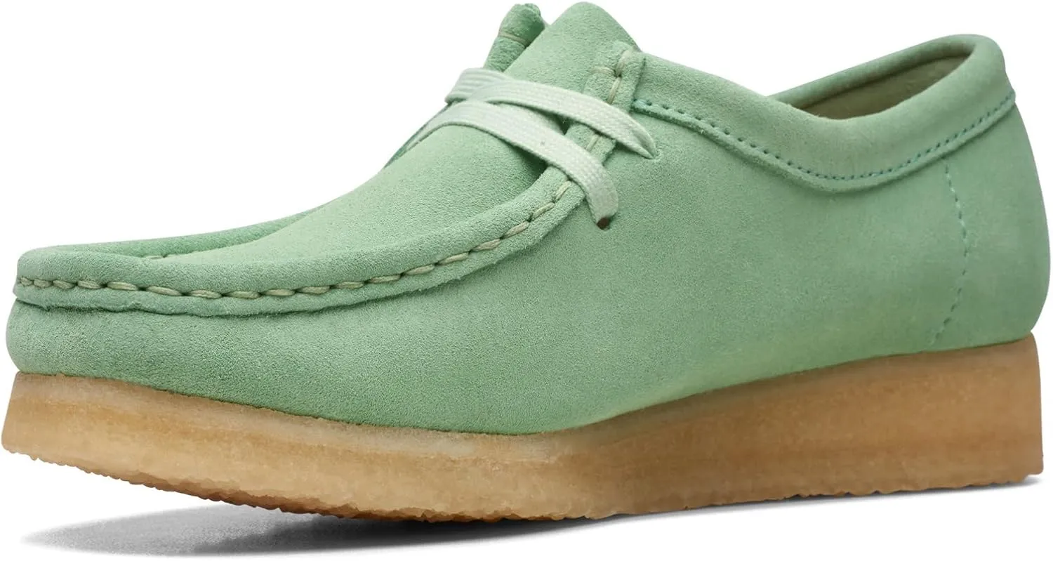 Clarks Womens Wallabee Calf Hair Slip On Loafers