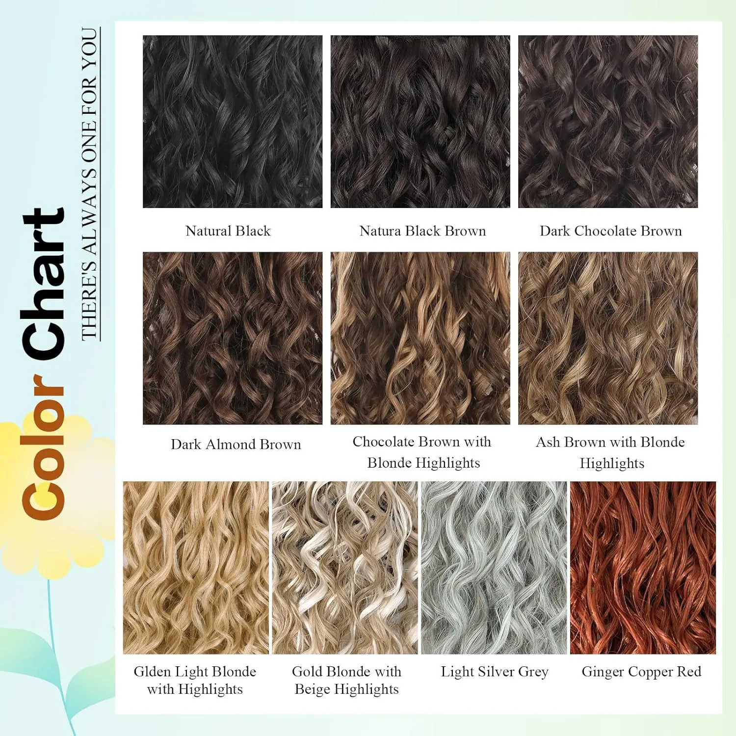 Clip in Hair Extensions,LEOSA 4PCS 16 inch Curly Hair Extensions Short Soft Natural Hairpiece Lace Weft Curly Wave Clip Ins Extensions Invisible for Women,Chocolate Brown with Blonde Highlights