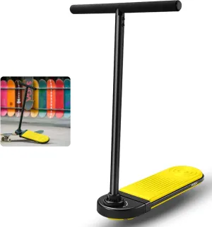 COASTA Trampoline Scooter, Trick Scooter for Kids Teens, Pro Scooter & Stunt Scooter with Lockable Handlebar and Deck with 360° Rotation and Flip Functionality, for Indoors and Outdoors