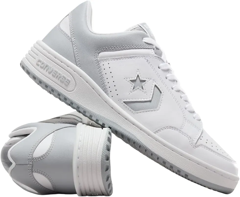 Converse Weapon Classic Shoes OX (White/Wolf Grey/White, US Footwear Size System, Adult, Men, Numeric, Medium, 11.5)