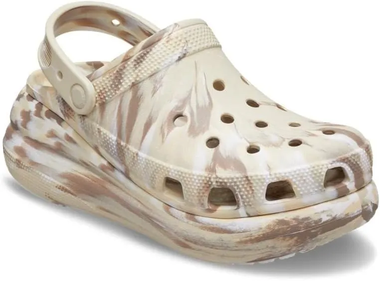Crocs Classic Crush Clog Seasonal Graphics for Women - Sparkling Wedge Heels, Gorgeous and Comfortable Clogs