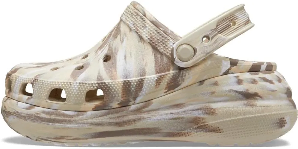 Crocs Classic Crush Clog Seasonal Graphics for Women - Sparkling Wedge Heels, Gorgeous and Comfortable Clogs