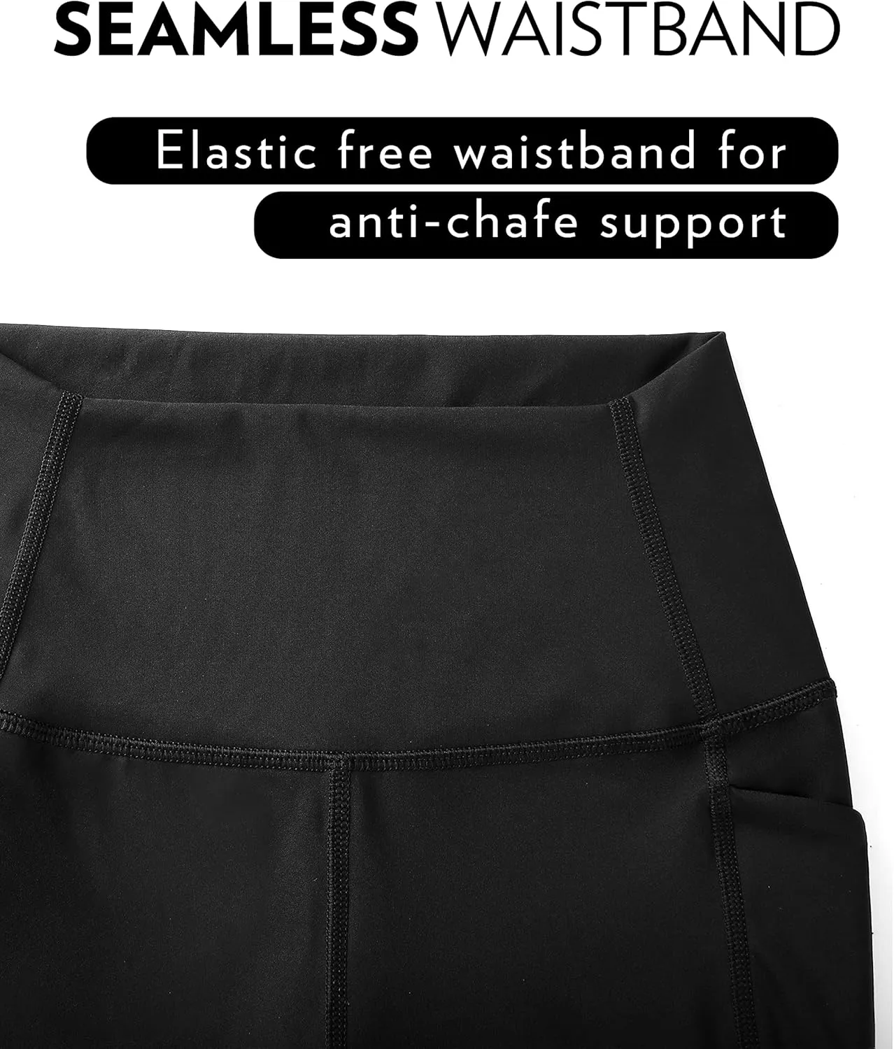 CRZ YOGA Women's Naked Feeling Biker Shorts with Pockets 6'' - High Waisted Yoga Gym Workout Spandex