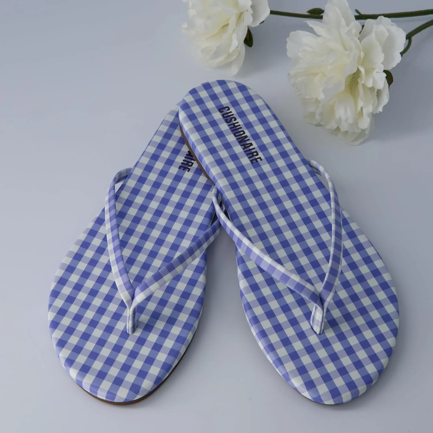 CUSHIONAIRE Cruise Women’s Minimalist Flip Flops – Ultra-Lightweight Summer Sandals with Non-Slip Sole