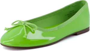 CUSHIONAIRE Women's Como Bow Flat with  Memory Foam and Wide Widths Available