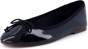 CUSHIONAIRE Women's Como Bow Flat with  Memory Foam and Wide Widths Available