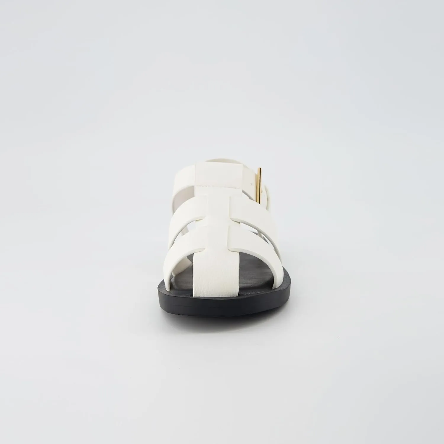 CUSHIONAIRE Women's Plaza Fisherman Sandal – Soft Vegan Leather, Adjustable Buckle Strap, Memory Foam, Wide Widths Available
