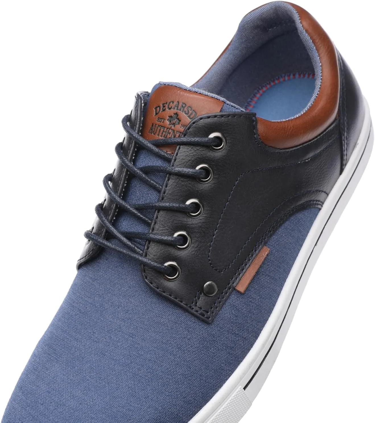 DECARSDZ Men's Fashion Dress Sneakers Comfortable Casual Skate Shoe Walking Oxford Shoes