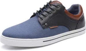 DECARSDZ Men's Fashion Dress Sneakers Comfortable Casual Skate Shoe Walking Oxford Shoes