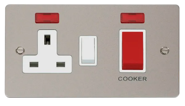 Define 45A DP Switch   13A DP Switched Socket   Neons
