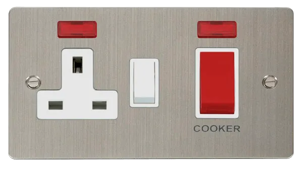 Define 45A DP Switch   13A DP Switched Socket   Neons