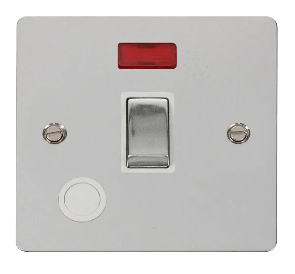 Define Ingot 20A 1 Gang DP Switch   Flex Outlet    Neon