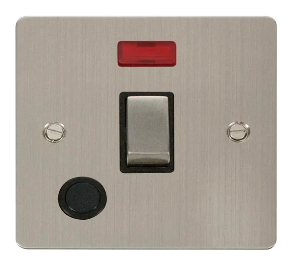Define Ingot 20A 1 Gang DP Switch   Flex Outlet    Neon