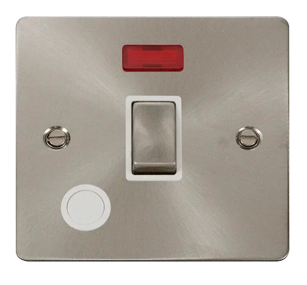 Define Ingot 20A 1 Gang DP Switch   Flex Outlet    Neon