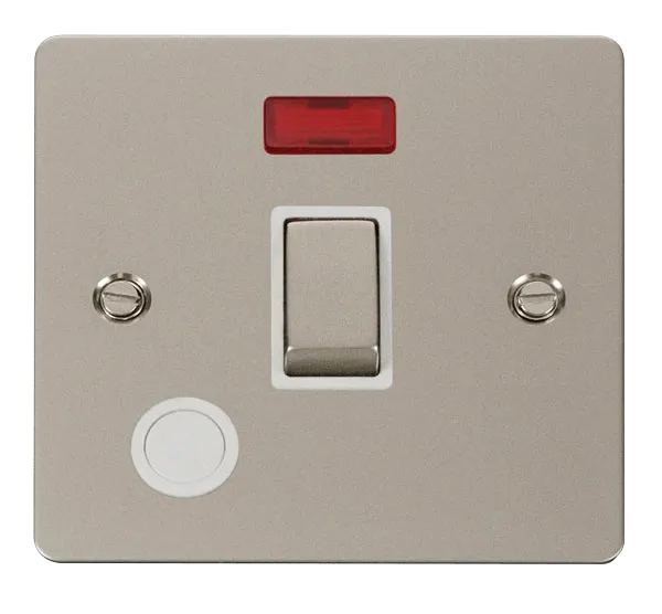 Define Ingot 20A 1 Gang DP Switch   Flex Outlet    Neon