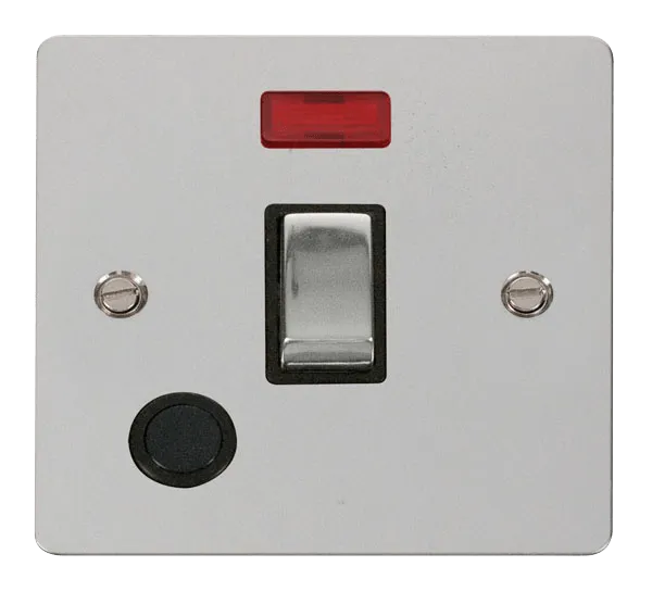 Define Ingot 20A 1 Gang DP Switch   Flex Outlet    Neon
