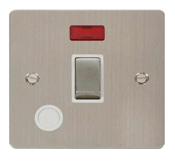 Define Ingot 20A 1 Gang DP Switch   Flex Outlet    Neon