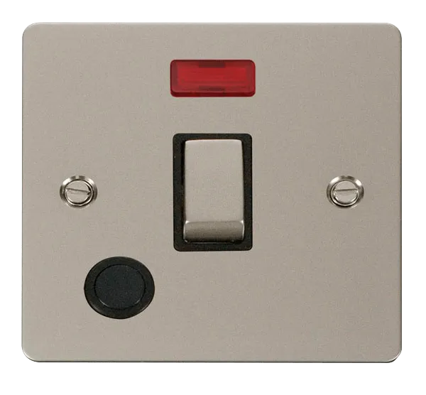 Define Ingot 20A 1 Gang DP Switch   Flex Outlet    Neon