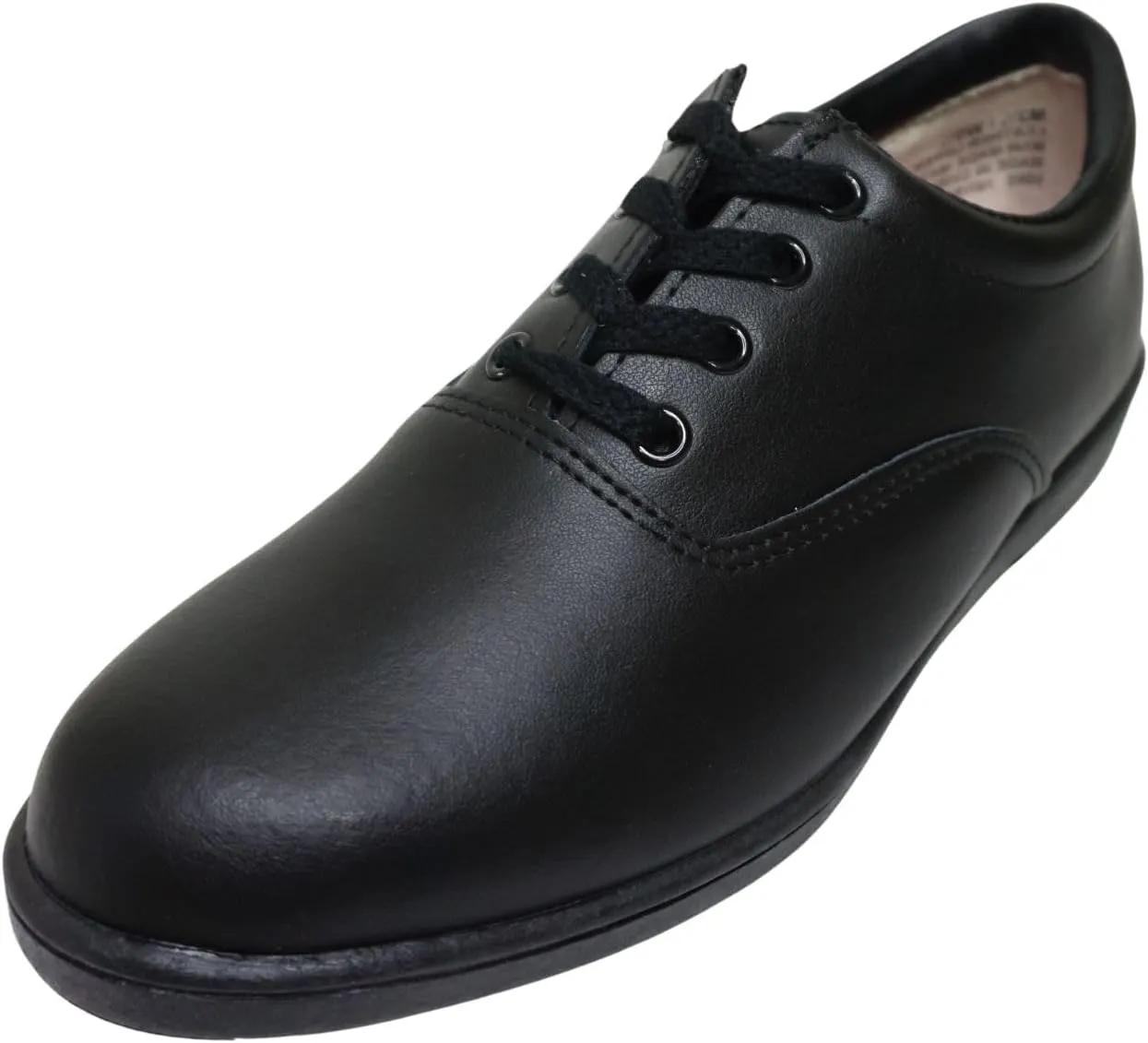 Dinkles Vanguard Marching Band Shoes, Comfortable Mens, Black & White Colors