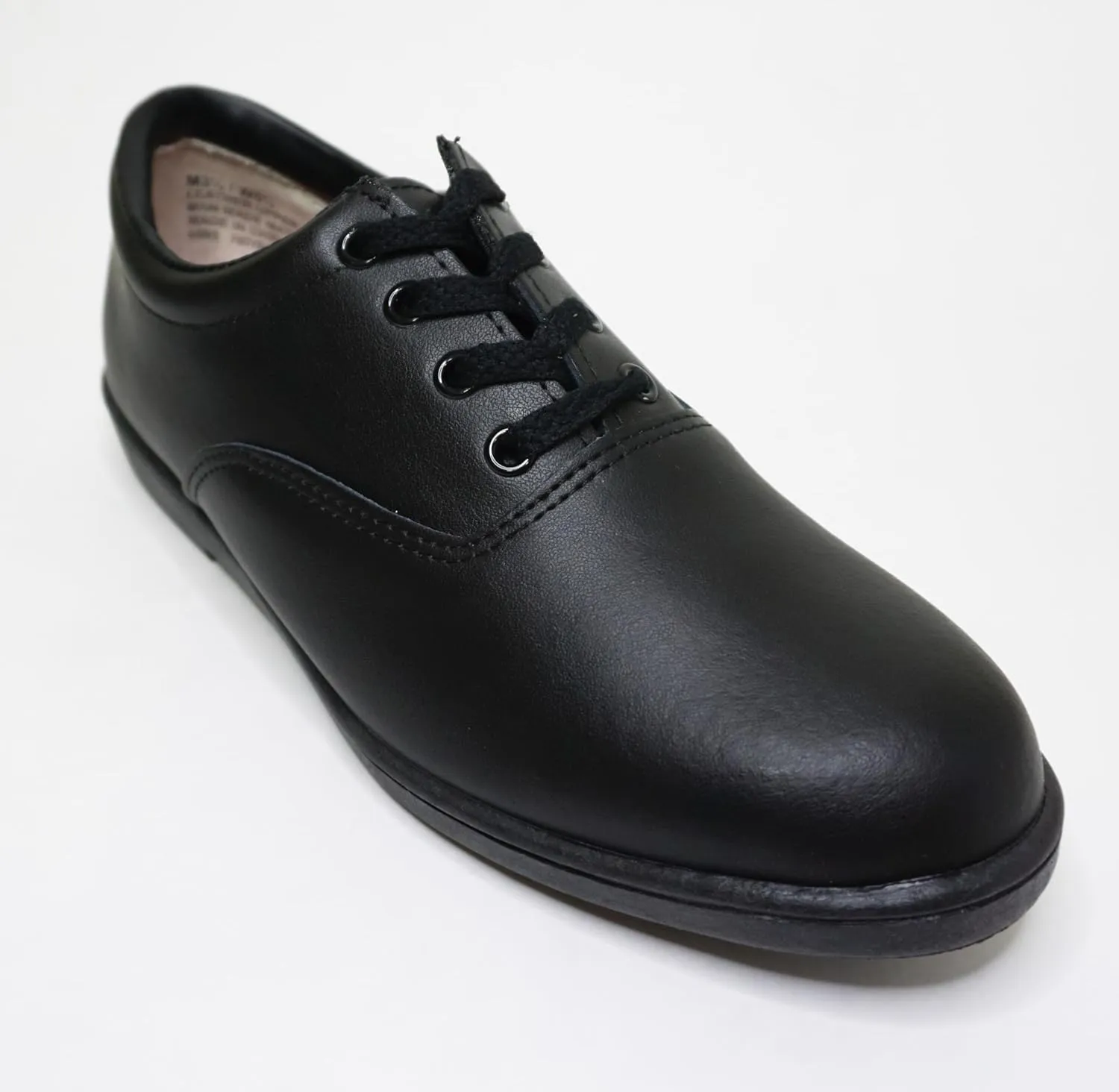 Dinkles Vanguard Marching Band Shoes, Comfortable Mens, Black & White Colors