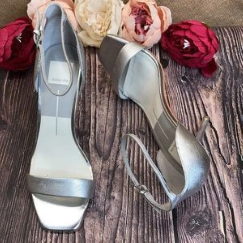 Dolce Vita silver Heeled Sandal 8.5M