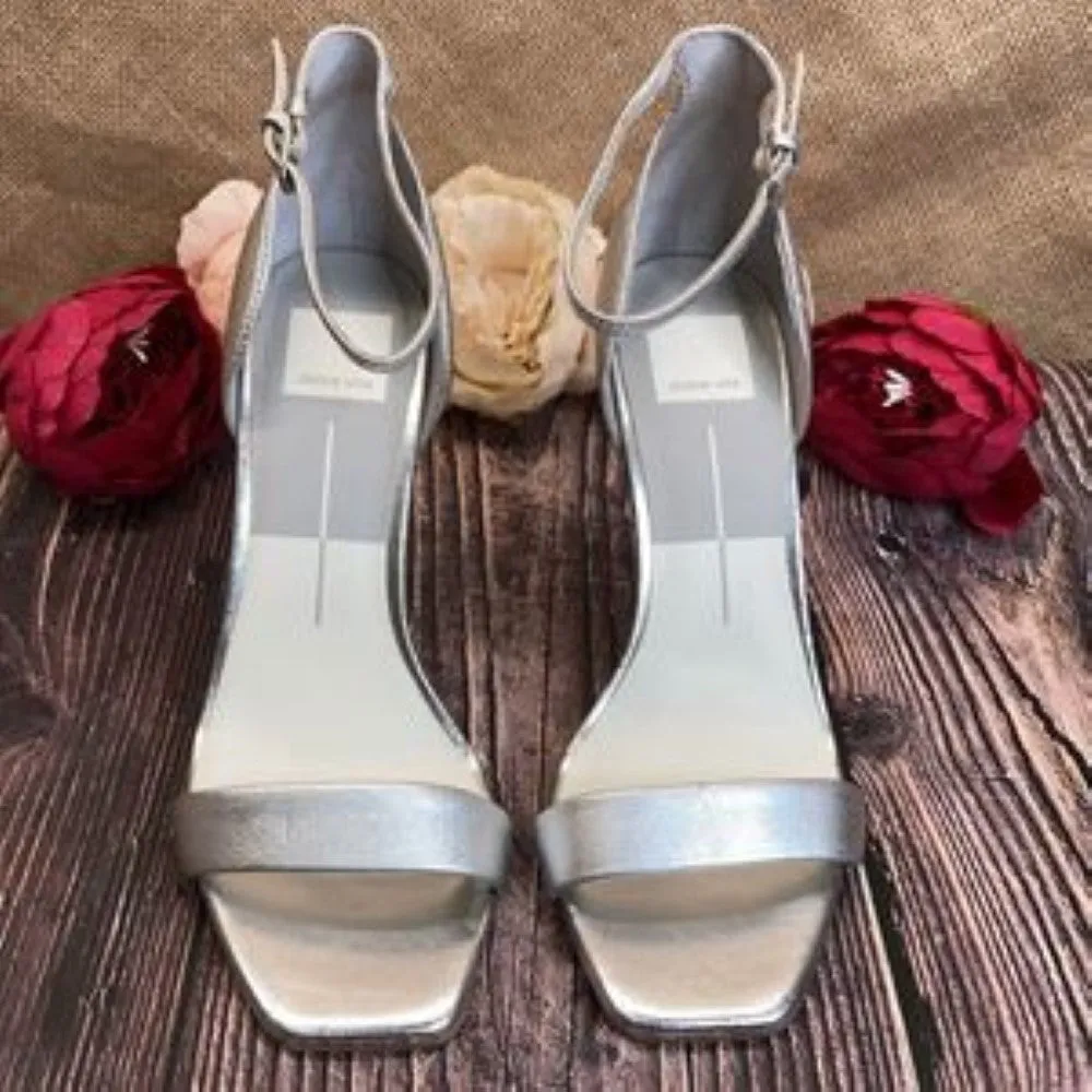 Dolce Vita silver Heeled Sandal 8.5M
