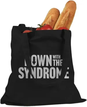 Down with the Syndrome Cotton Canvas Tote Bag