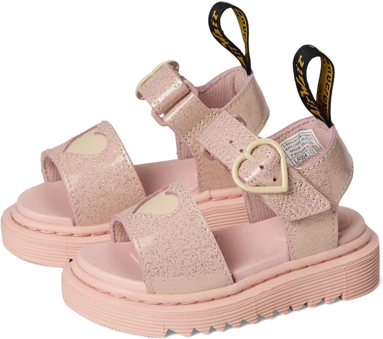 Dr. Martens Girl's Marlowe Hearts (Toddler) Sandal
