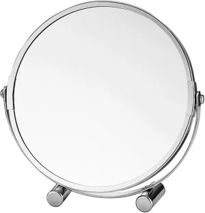 Dressing Table Makeup Mirror,Free Standing Table Vanity Mirror on Stand,Vanity Mirror,Double Sided Tabletop Makeup Mirror 1X & 3X Magnifying,360°Swivel Magnifying Mirror