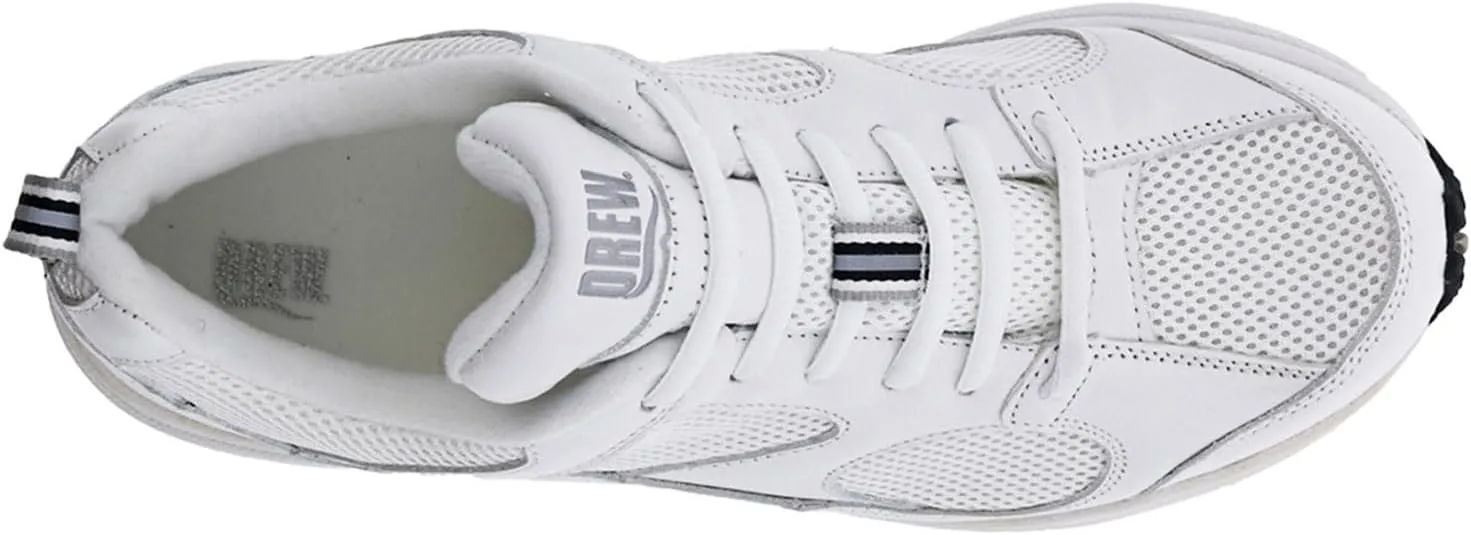 Drew Men's Lightning II Comfortable Therapeutic Leather Athletic Shoe with Double Depth