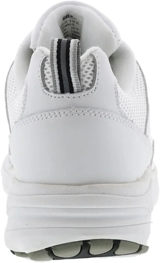 Drew Men's Lightning II Comfortable Therapeutic Leather Athletic Shoe with Double Depth