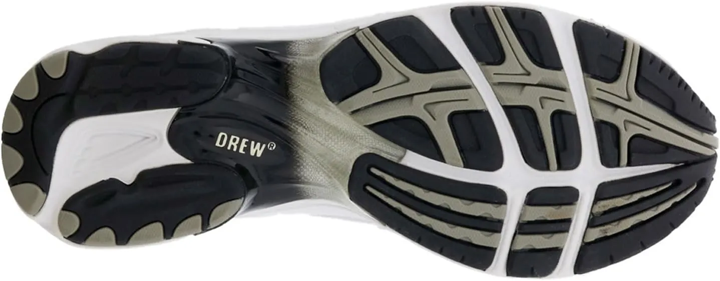 Drew Men's Lightning II Comfortable Therapeutic Leather Athletic Shoe with Double Depth