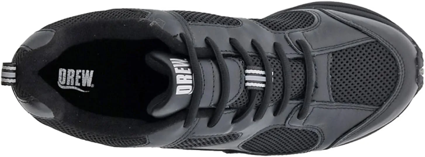 Drew Men's Lightning II Comfortable Therapeutic Leather Athletic Shoe with Double Depth