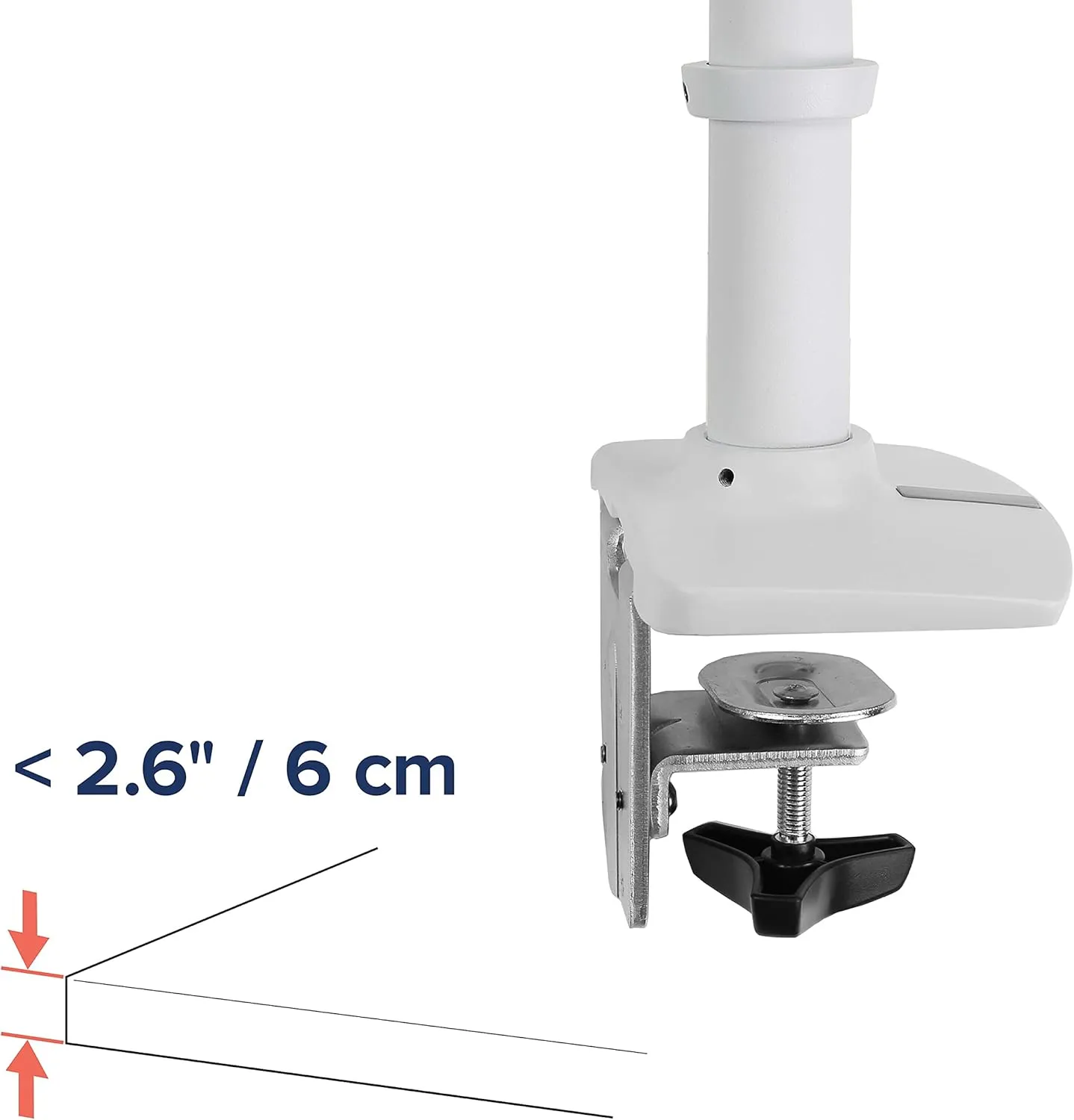Ergotron – LX Monitor Arm, Single Monitor Desk Mount – fits Flat Curved Ultrawide Computer Monitors up to 34 Inches, 7 to 25 lbs, VESA 75x75mm or 100x100mm – White