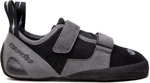 EVOLV Defy Rock Climbing Shoe for Entry-Level Bouldering & Indoor Climbing - Black/Gray - 8.5