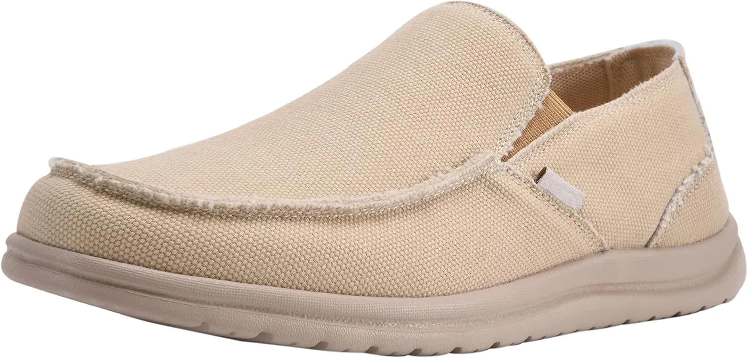 Exclusive offerings Lightweight for Slip-On Loafers Men Canvas Flash pricing