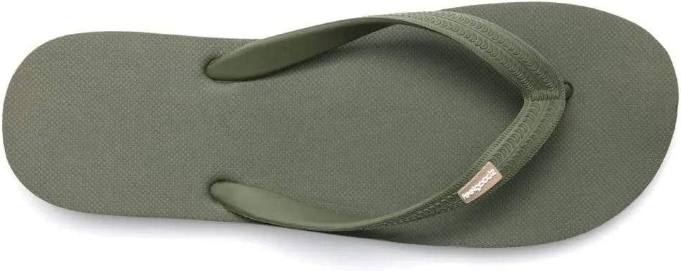 Feelgoodz Mens Classicz Rubber Flip-Flops - Waterprooof, 100% Natural Rubber & All-Vegan Sandals, Fair Trade Certified Slippers, Consciously Sourced & Artisan-Crafted